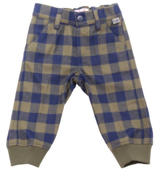 The Owl Checked Pants A21PL050W3051
