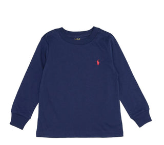 Polo Ralph Lauren – T-Shirt mit Rundhalsausschnitt und Symbol vorne, 321843804004