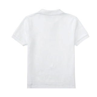 Polo Ralph Lauren Polo Bianca In Piqué Di Cotone 322603252004 Per Bambino