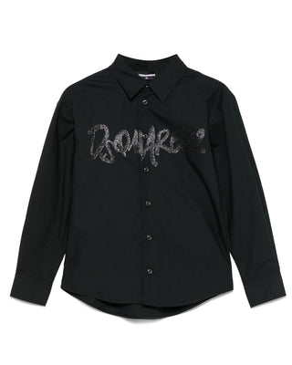 Dsquared2 Camicia Maniche Lunghe DQ2708 D007D In Popeline