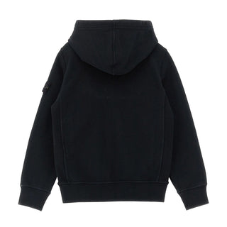 Stone Island Felpa con zip e cappuccio da bambino K2S166100003