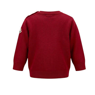 Moncler Maglia Girocollo In Lana Per Neonato 91009059699D