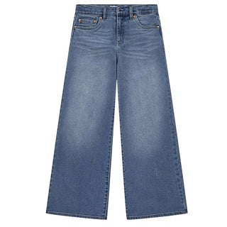 Levis Jeans Baggy A Vita Alta In Denim Blu 3EP025-MDT Per Bambina