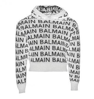 Balmain Maglia con cappuccio BS9A90