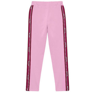 Gcds Leggings in jersey stretch con bande logate B2KW3022BA1