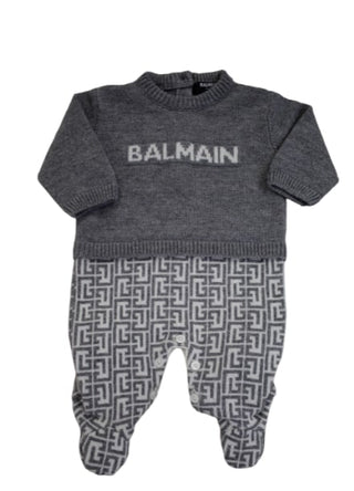 Balmain btb531 Playsuit mit Knöpfen hinten