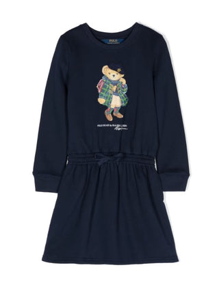 Polo Ralph Lauren Langarmkleid mit Frontprint 312916767002