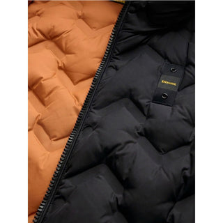 Blauer Giubbino Trapuntato A Onde Nero 26WBLKC03257-999WA Pier Jr Per Bambino