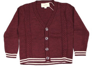 Aletta Pullover Strickjacke WM000645 mit Knöpfen V-Ausschnitt Neugeborene