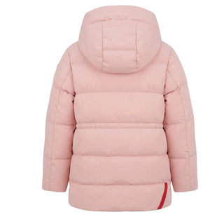 After Label Piumino Trapuntato Rosa Con Cappuccio 3441OZ00038/3 Per Bambina