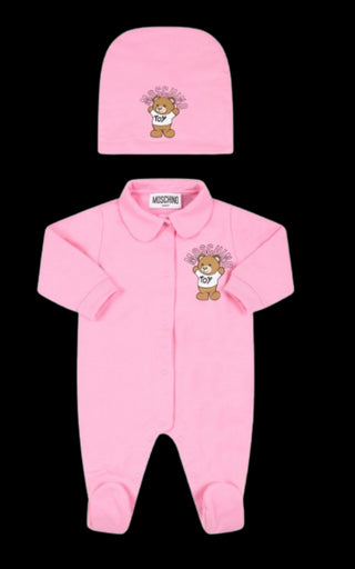 Moschino Playsuit muy047 MIT CLIPS VORNE