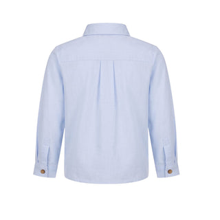 BLOOM Camicia Azzurra In Cotone 138107 Per Neonato