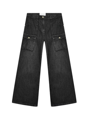 Ermanno Scervino Jeans a palazzo da bambina SFPA029