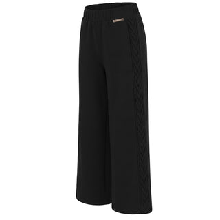 TWINSET Pantaloni Sportivi A Palazzo Con Inserti In Lana 262GJ2271 Per Bambina
