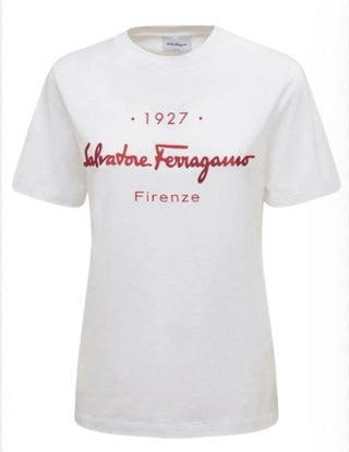 Salvatore Ferragamo Crewneck T-shirt with logo 11C466H