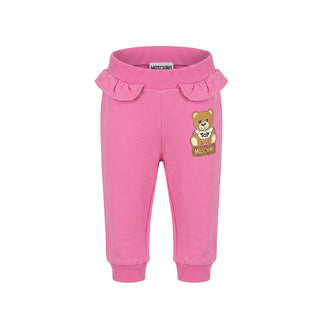 Moschino-Trainingsanzug mit Sweatshirt mit Rundhalsausschnitt und aufgesetztem Logo und Symbol MDK02K