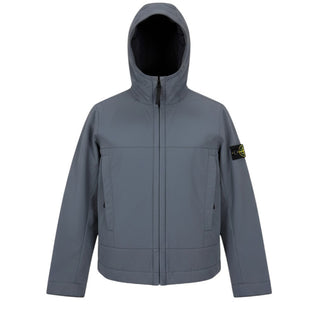 Stone Island Giubbino 100 Grammi Grigio Con Cappuccio 791640527
