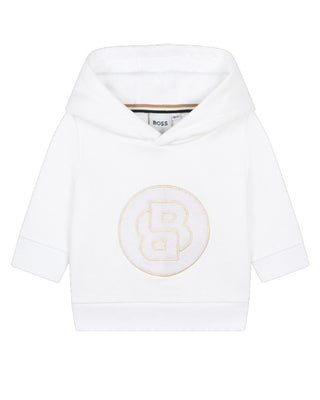 Hugo Boss Felpa con cappuccio e logo J51285