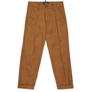 Dsquared2 Pantaloni Chino Color Cammello Da Bambino DQ3262-D0AGI-DQ730