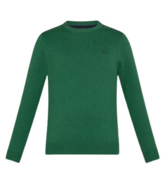 Sun68 Crewneck sweater with embroidered logo K43301