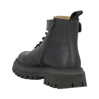 Moschino Anfibio Con Fibbia Logo 76053 In Pelle