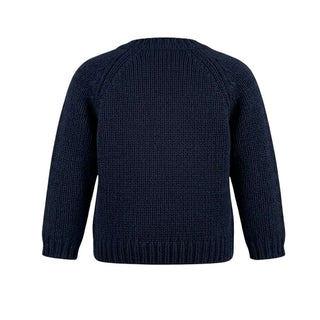 SNUG Maglia Girocollo Blu In Misto Lana 934AY6W005140/1 Per Neonato
