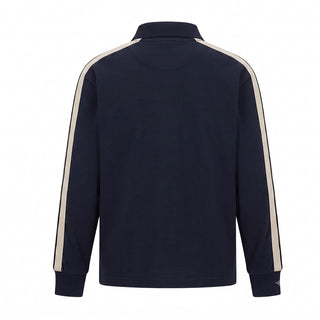 Palm Angels Polo Blu A Maniche Lunghe F6PAJBPO023/1528 Per Bambino