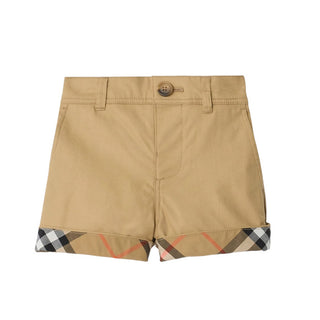 Burberry Shorts In Twill Beige 8121233