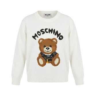 Moschino Maglia Girocollo Con Teddy Per Bambini HMW00T