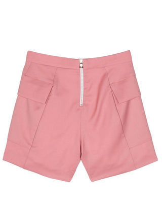 Balmain Shorts rosa con iconici bottoni BT6B59-I0089