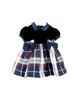 Aletta Kariertes Zeremonienkleid ltt03 mit Reißverschluss hinten