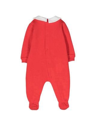 Moschino Teddy Christmas Romper mut03o In Warm Cotton