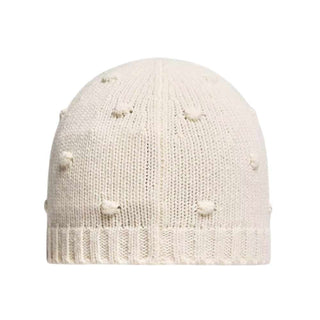Moncler Cappello Avorio In Misto Lana E Cashmere L29513B00010-035 Per Neonata