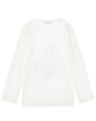 Monnalisa T-shirt a maniche lunghe con stampa 11D626