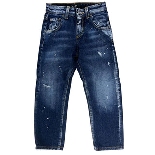 Patriot Jeans Loose fit in denim blu da bambino PJ5F2WPBK17