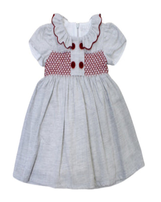Doctor Kids Kleid mit Stickerei dk160 Neugeborene