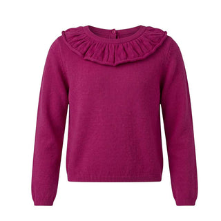 Il Gufo Pullover mit Rüschen A21MA354EM220