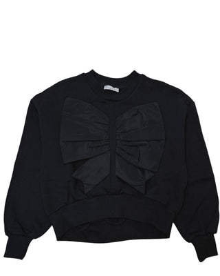 Lù:Lù Felpa cropped con fiocco LL3173