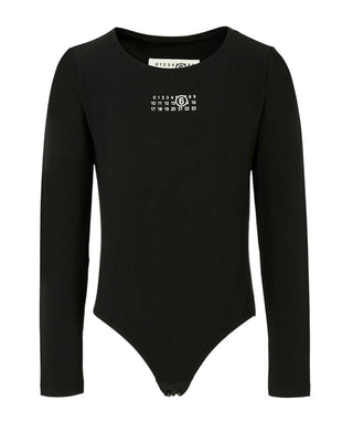 Maison Margiela Body in jersey stretch con logo M60911-MM06L