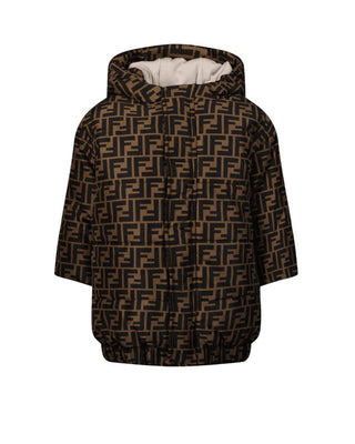 Fendi Giubbino imbottito con stampa FF all-over BUA056