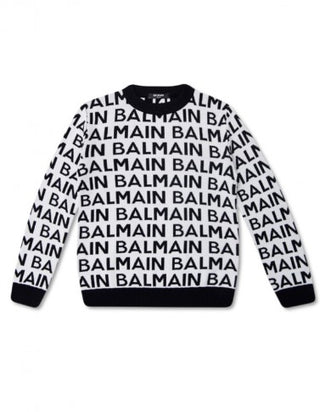 Balmain Maglia con logo 6R9O10