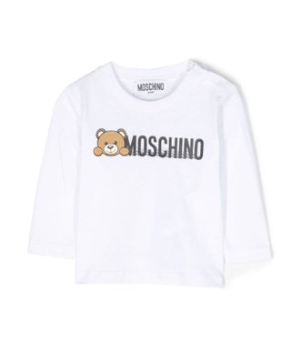 Moschino T-Shirt mit Rundhalsausschnitt und MTO00D-Aufdruck