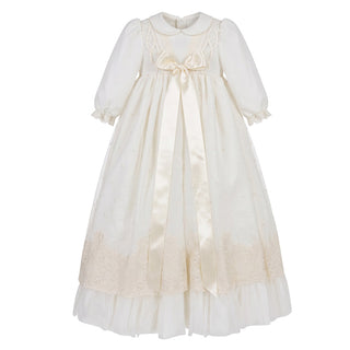 Ponto Por Ponto Veste Battesimale con pizzo valancienne 1/6572