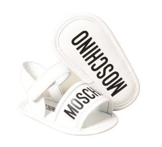 Moschino Sandals WITH WRITING 67331 WITH VELCRO
