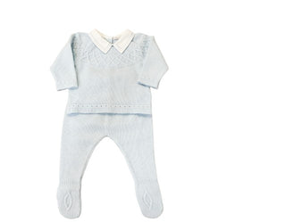 Doctor Kids Zweiteiliger Spielanzug dk1100, Knöpfe auf der Rückseite