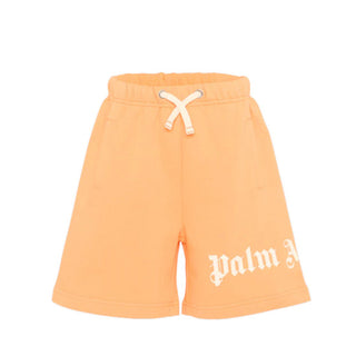 Palm Angels Bermuda Arancione In Felpa Con Logo PBCI006S26FLE001/030