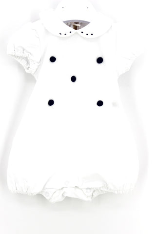 Little Bear Strampler li0283 mit Clips auf der Rückseite