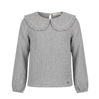 Kocca Camicia Grigia A Maniche Lunghe A26BBL9809ABUN3728 Per Bambina