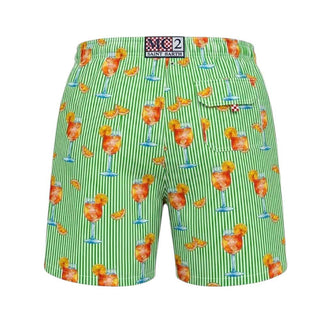 Mc2 Saint Barth Costume Gustavia A Righe Con Stampa Aperol Spritz GUS0001/08200L Per Uomo