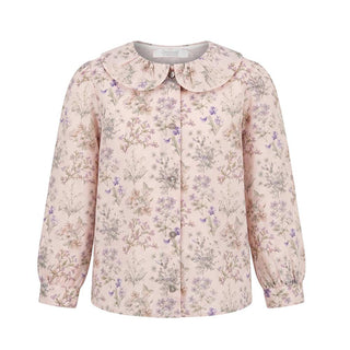 Coccodè Camicia Rosa Con Fantasia Floreale C64131/590J Per Bambina